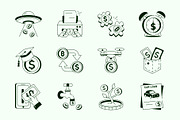 Animated Money Drawing, a Solid Icon by Vectors Market (Thumbnail 3 of 5)