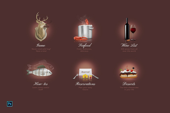 Restaurant Food Icons