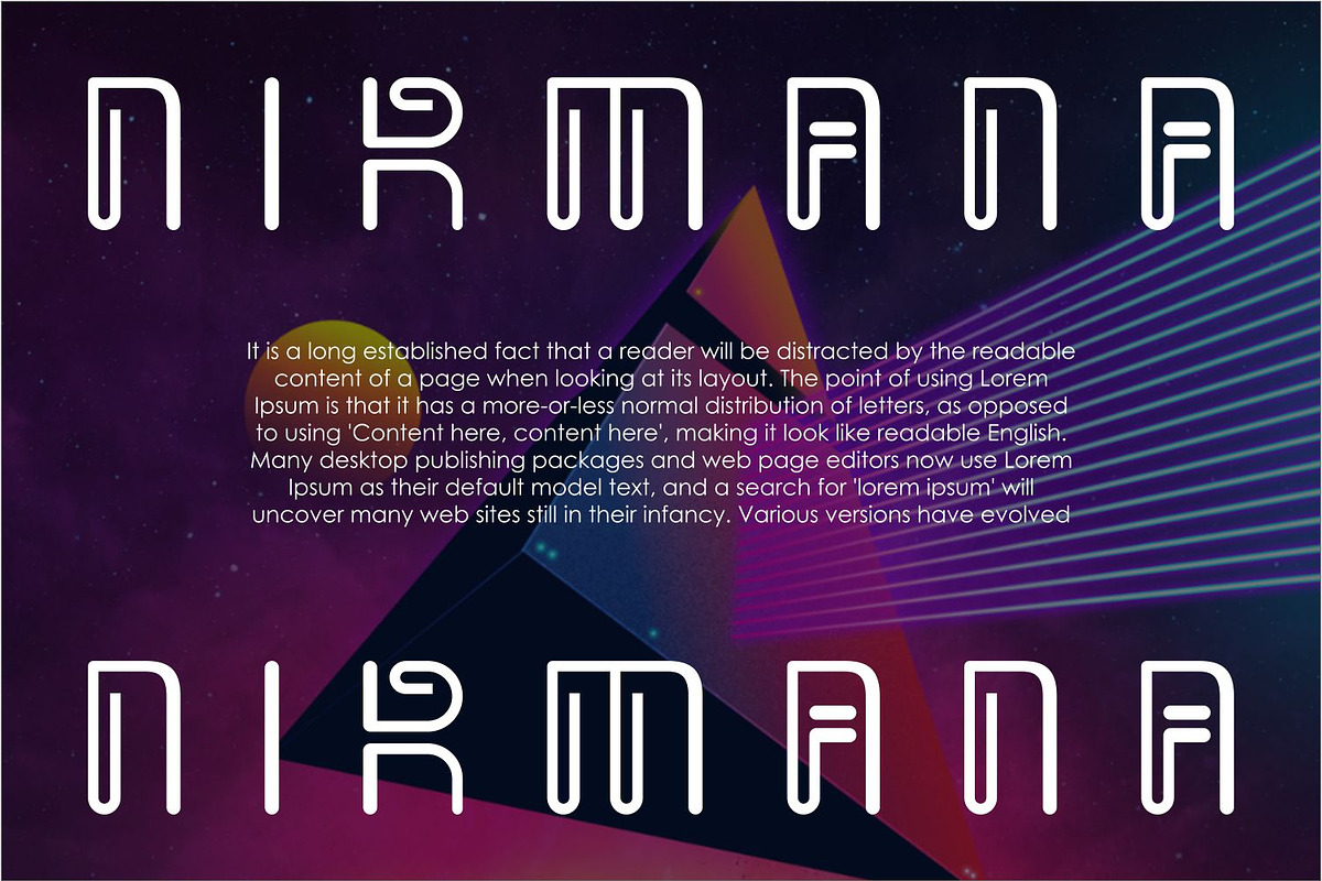 Sefa Mono Line Sans Neon font, a Sans Serif Font by WhymoreArt (Photo 5 of 10)