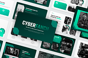 Cyber Security PowerPoint, a Presentation Template by SquidPixey (Thumbnail 5 of 6)