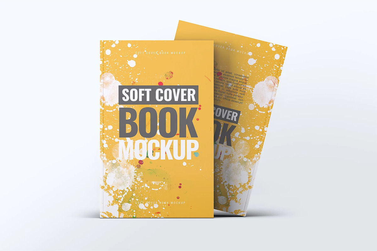 Soft Cover Book Mock-Up, an Advertising Mockup by DesignRushMarket (Photo 7 of 9)