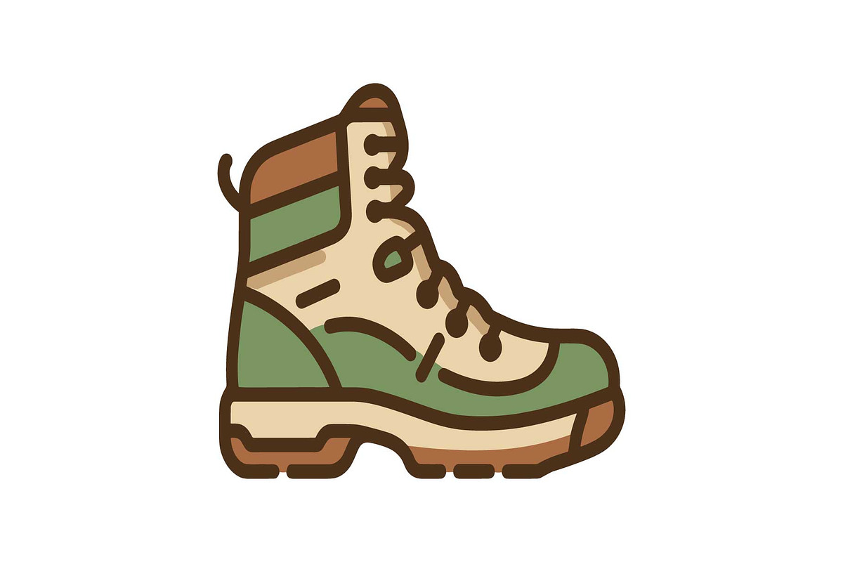 Adventure Hiking Bag Icons, an Object Graphic by yasushie (Photo 15 of 16)