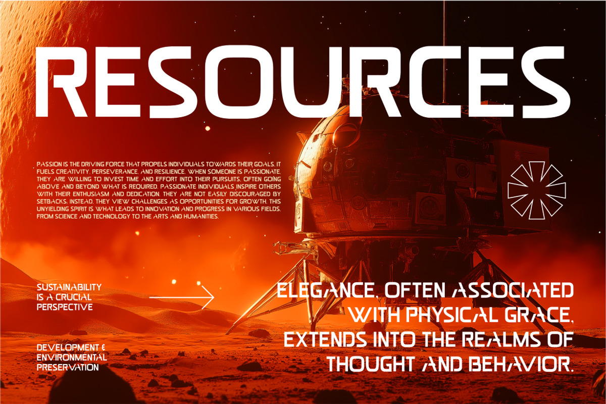 Monoscope – Modern Sci-Fi Sans Serif, a Sans Serif Font by Vadovastd (Photo 5 of 7)