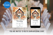 Rustic Wedding Invitation, an Invitation Template by Earth5168 (Thumbnail 2 of 9)