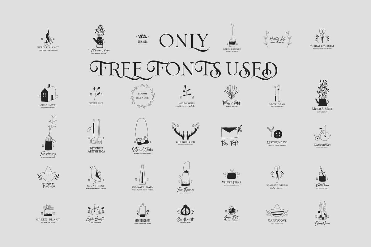 CHOOSE ME LOGO SET, a Branding & Logo Template by Luna Dreams (Photo 6 of 10)