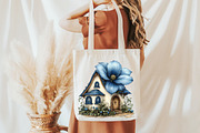 Whimsical Fairytale Cottage House, an Illustration by Libby Wishes (Thumbnail 7 of 11)