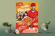 Fast Delivery Pizza Flyer, a Flyer Template by Boostock (Thumbnail 3 of 4)