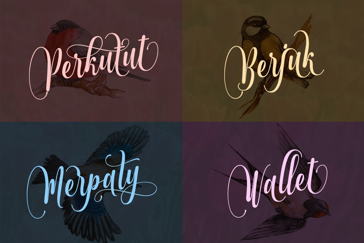 Muthya//Wedding Calligraphy Font preview 7