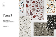 Terrazzo Seamless Patterns - Terra 3, a Pattern Graphic by Saguaro Digital (Thumbnail 1 of 7)