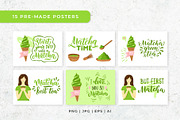 Matcha Green Tea Collection, an Object Graphic by Yamurchik (Thumbnail 8 of 9)