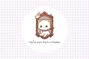 Bianca Gothic Princess Halloween, an Animal Illustration by Blumensdiary (Thumbnail 7 of 7)