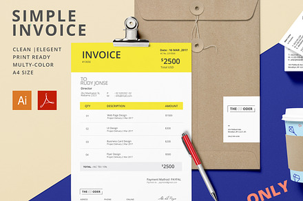 Simple Invoice | Invoice Template