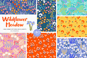 Wildflower Meadow Set, a Pattern Graphic by GVGraphics (Thumbnail 1 of 15)