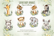 Safari Animals Clipart Collection, an Animal Illustration by SavinV (Thumbnail 3 of 5)