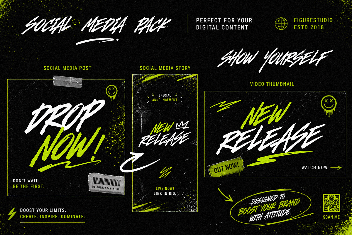Hyper Squad - Freestyle Brush Font, a Handwritten Font by figuree studio (Photo 11 of 11)
