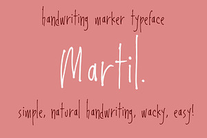 Martil - Handwriting Font