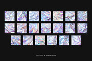 Light holographic wallpaper pack, a Wallpaper Graphic by existacial (Thumbnail 2 of 7)