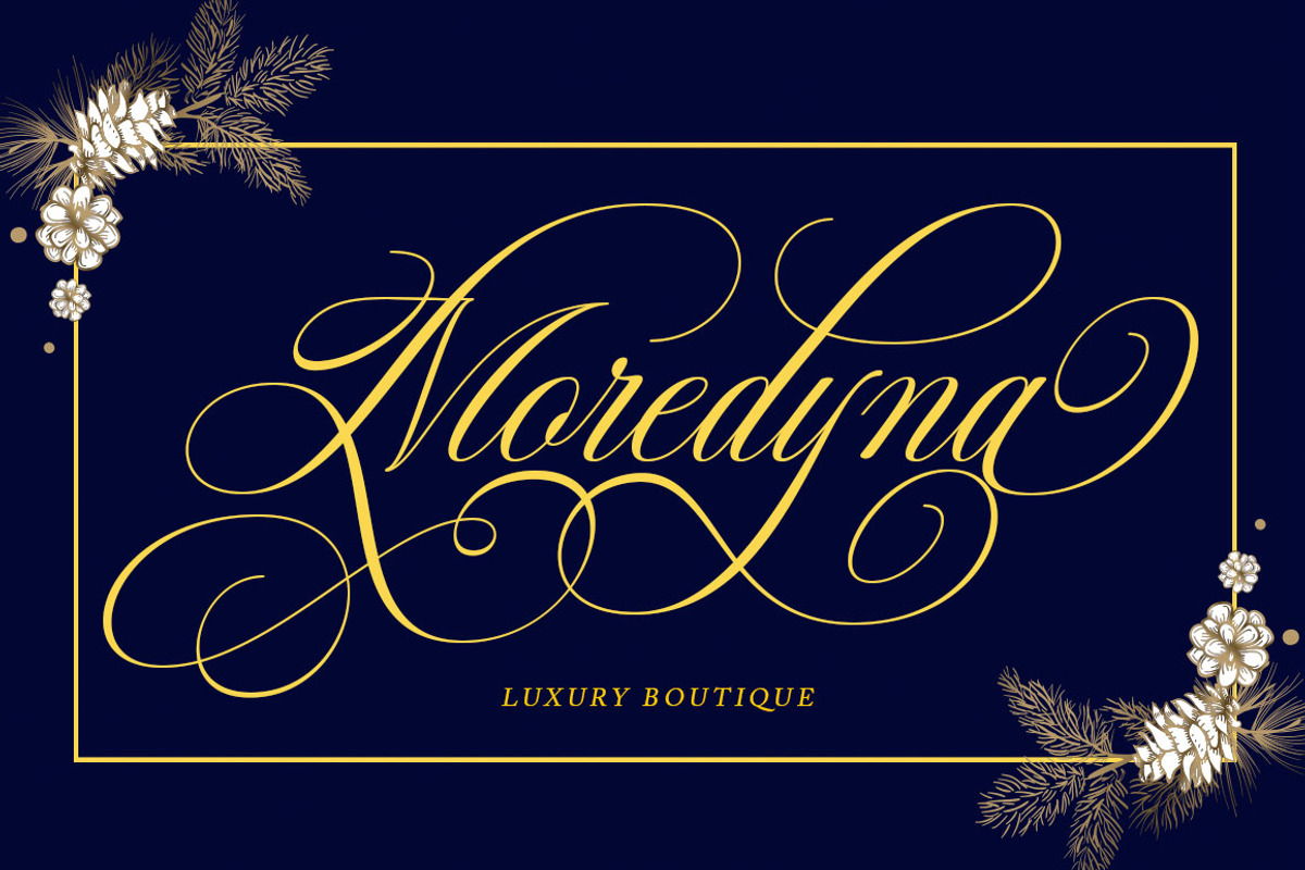 Chardonnay Script, a Script Font by Has_rizal (Photo 2 of 11)