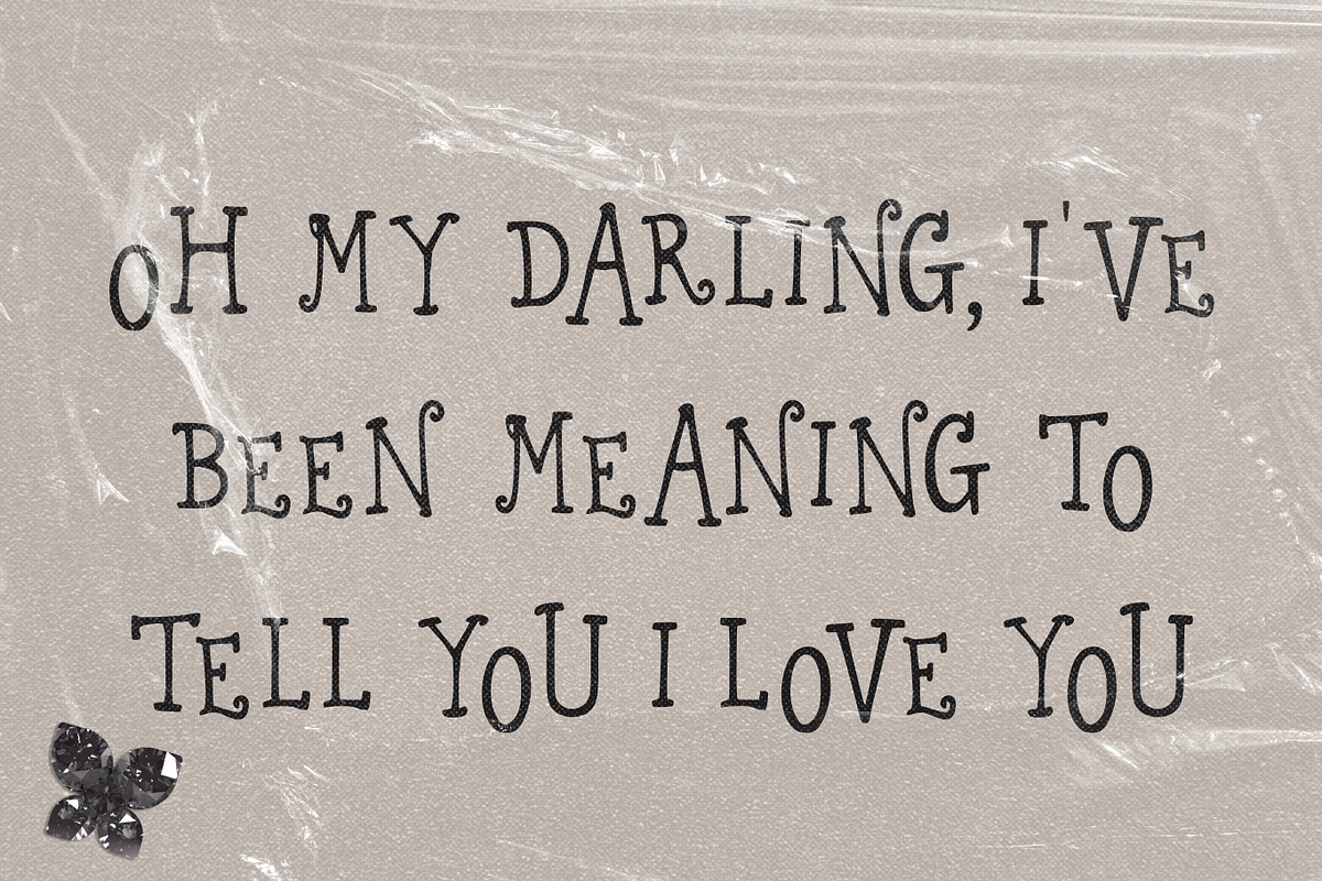 Gabrielletta Wobbly Serif Font, a Serif Font by The October Creative (Photo 6 of 8)