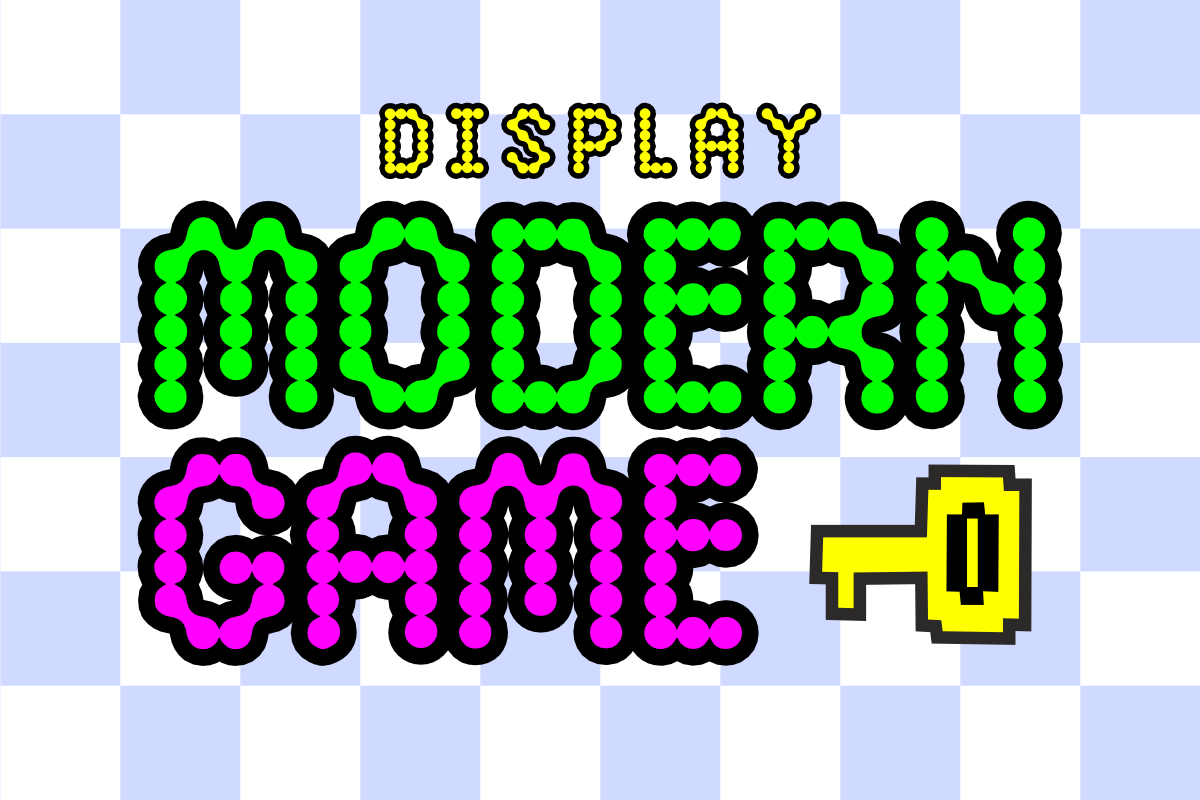 Modern Game – Gaming Font, a Sans Serif Font by KiddoGlyphs Studio (Photo 1 of 4)