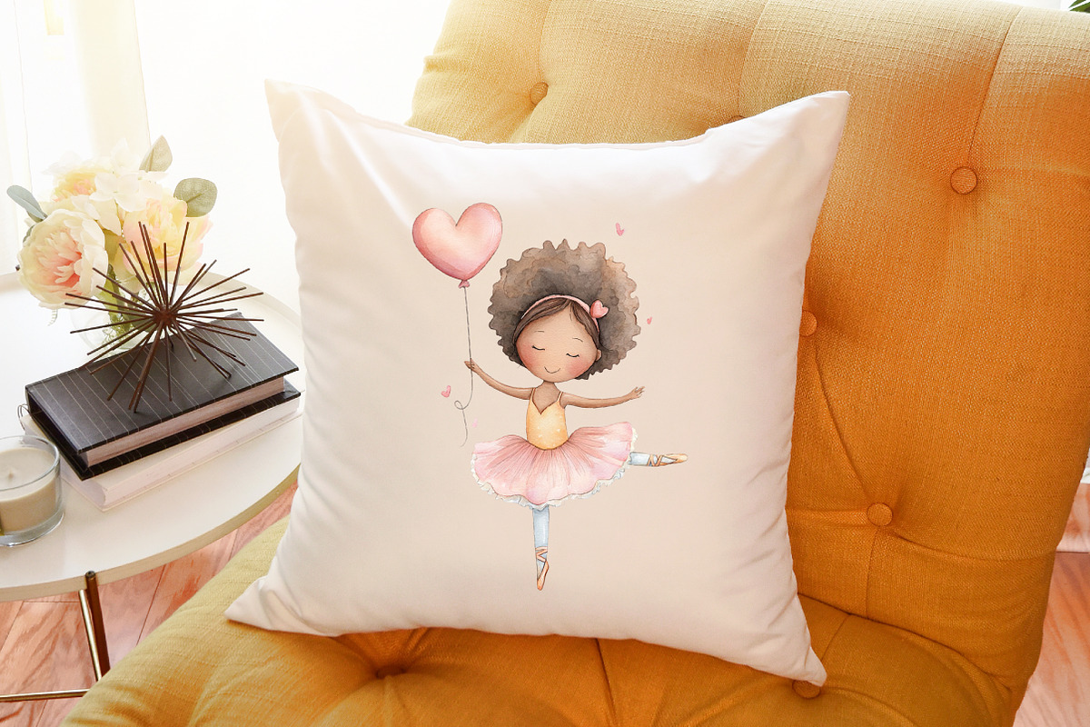 Watercolor Blush Pink Ballerina Clip, an Illustration by Sublimation Artist (Photo 6 of 6)
