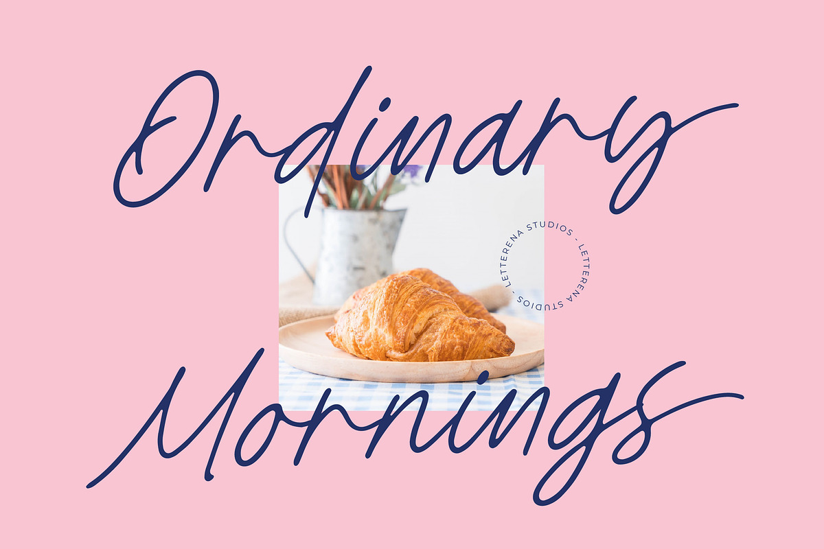 Buttery Coffee Casual Script Font, a Script Font by Letterena Studios Script (Photo 2 of 20)
