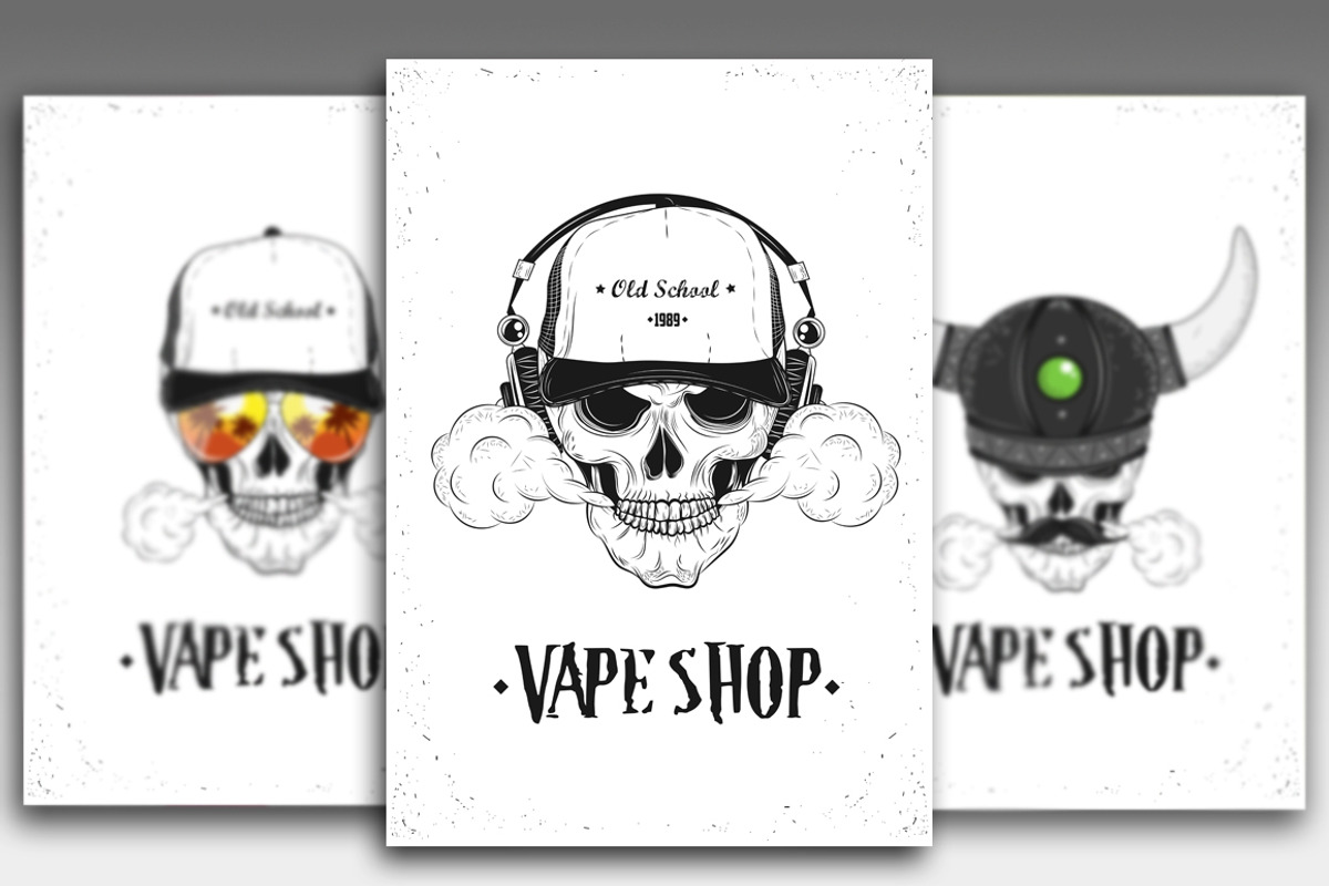 12 Illustrations for Vape Shop, a Technology Illustration by Vector Market (Photo 3 of 5)