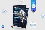 Hiring Flyer Template, a Flyer Template by Aam360 (Thumbnail 3 of 3)