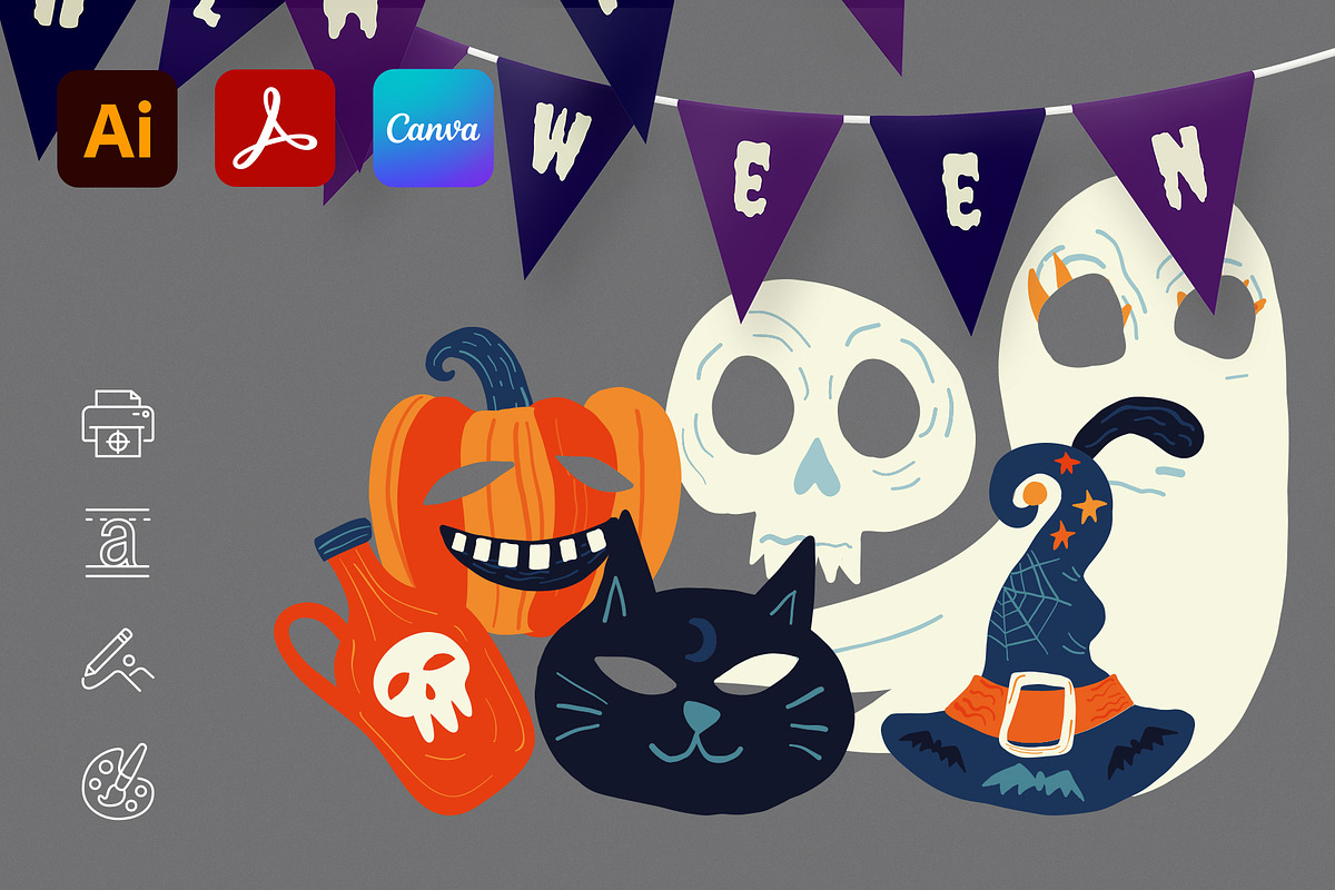 Halloween Party Pack Printables preview 4