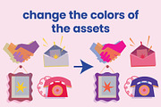Illustrated task work icon risocards, a Work Illustration by studiomisprint (Thumbnail 6 of 8)