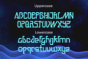 Maoxiew - Futuristic Font, a Handwritten Font by Dhabee (Thumbnail 2 of 12)