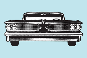 Classic Car T-Shirt / Poster Design