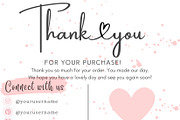Printable thank you Cards Business T, a Business Card Template by MORION (Thumbnail 2 of 4)
