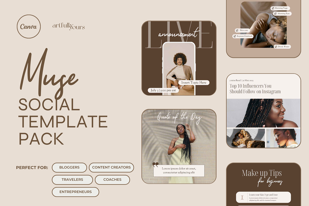 Muse | UGC Creator Social Templates, a Social Media Template by Artfullyours (Photo 1 of 11)