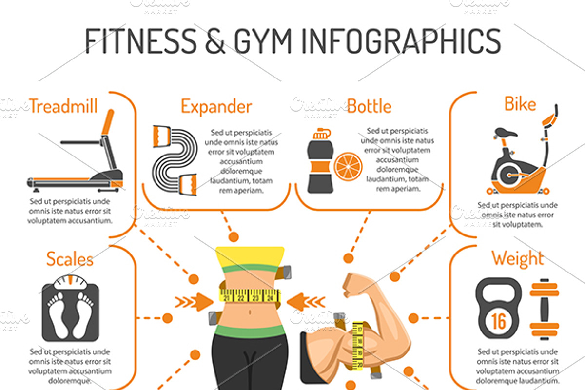 Gym and Fitness Themes, an Outline Icon by TAlex (Photo 5 of 6)