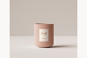 Amber Glass Candle Mockup, a Product Mockup by mockupocka (Thumbnail 4 of 15)