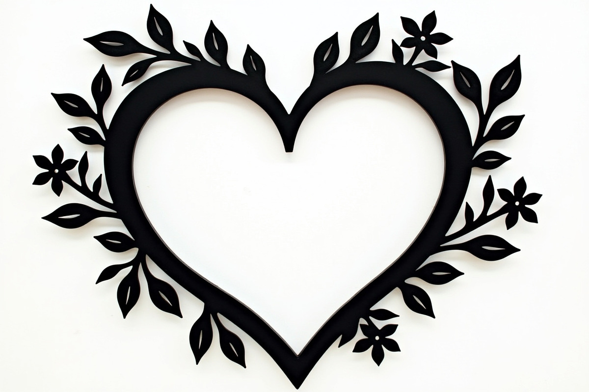 Floral Heart Wreath Bundle, an Illustration by BIPLOB EXPERT (Photo 8 of 9)