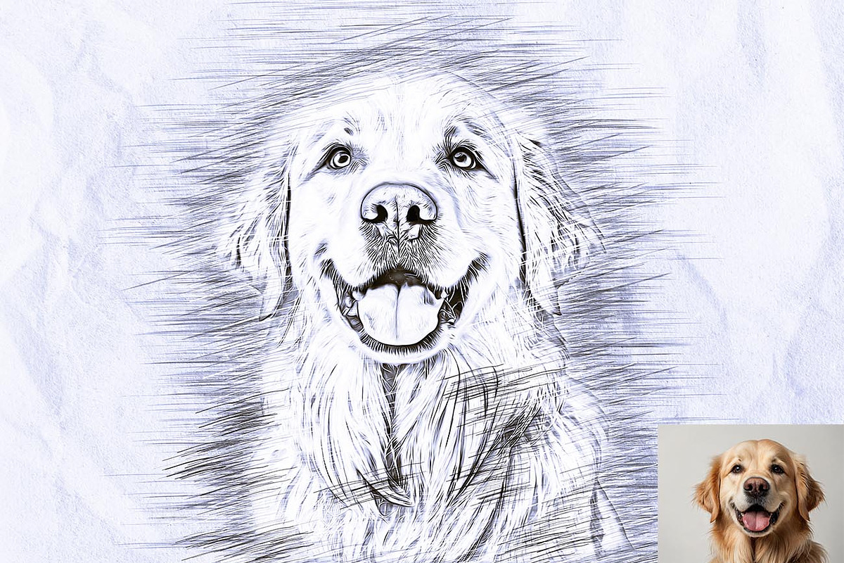 Realistic Pencil & Oil FX Photoshop, an Action Add-On by Studio Retouch (Photo 11 of 15)