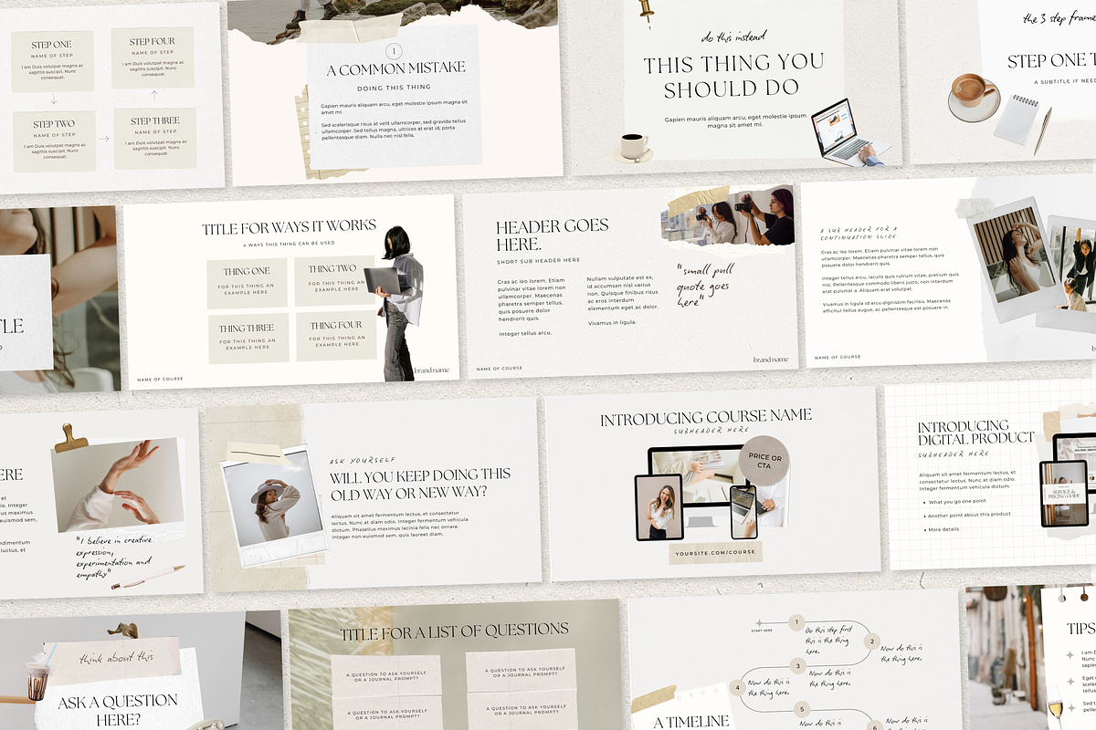 Scrapbook Webinar Course Slide Deck preview 6