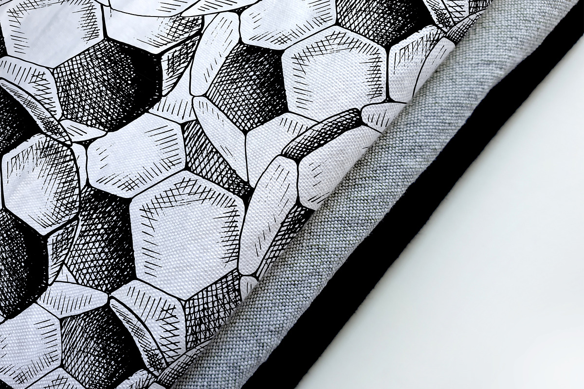 Football. Sketch, patterns and frame, an Object Illustration by Canatic (Photo 7 of 9)