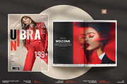 Modern Magazine Layout Template, a Magazine Template by Aura Agency (Thumbnail 1 of 11)