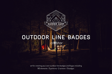 Outdoor Line Badges Creator