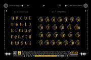 Orbit Magika Typeface, a Blackletter Font by alit design (Thumbnail 16 of 17)