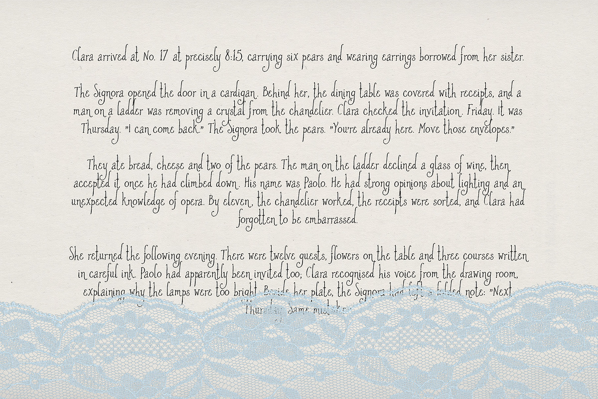 Signora - Textured Font, a Handwritten Font by Mneme (Photo 6 of 7)