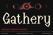 CS Gathery – Display Serif Font, a Serif Font by Craft Supply Co. (Thumbnail 1 of 8)
