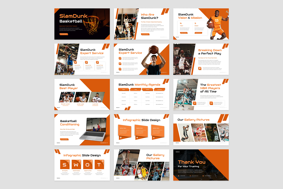 Basketball Presentation, a Presentation Template by Annora Studio (Photo 6 of 7)