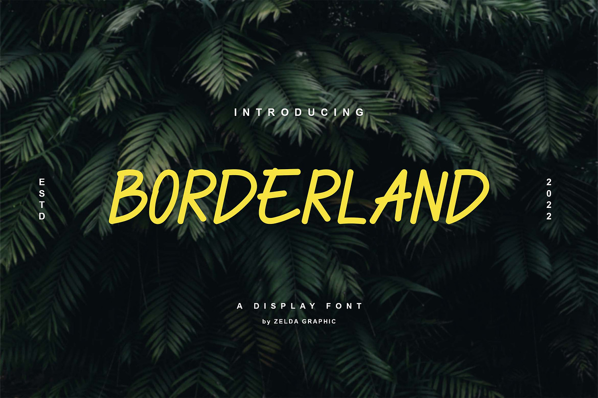 Borderland, a Script Font by Zelda Graphic (Photo 1 of 5)