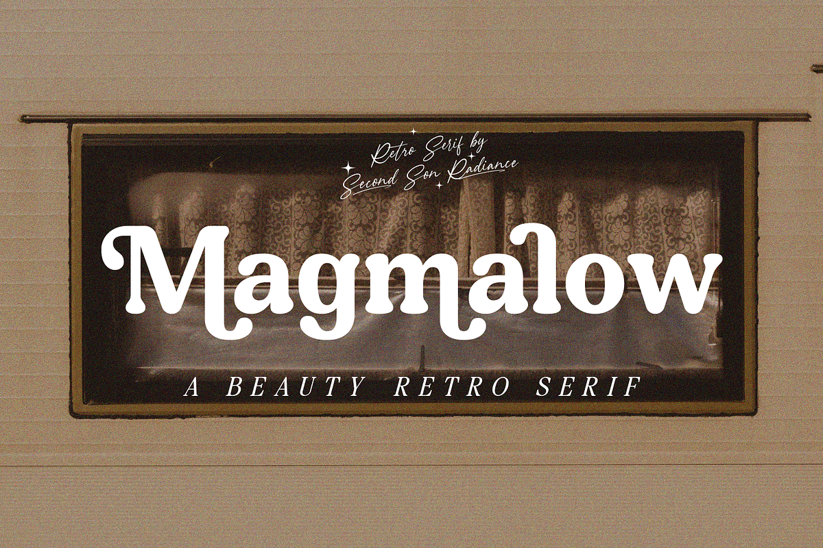 SS Magmalow - Beauty Retro Serif, a Serif Font by Typocracy Studio (Photo 1 of 12)
