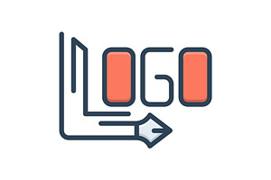 Logo pen color icon, a Duotone Icon by Creative priyanka