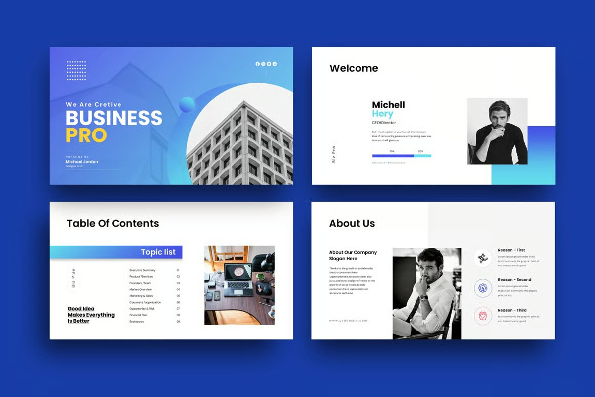 Business Pro Presentation Template, a Presentation Template by Fit-tee (Photo 6 of 6)